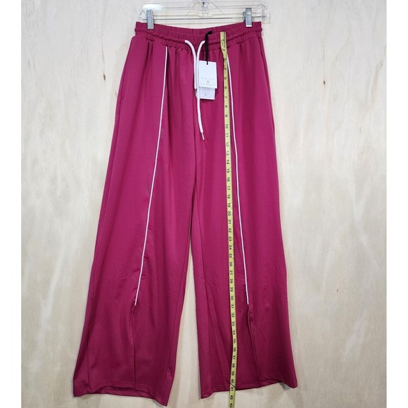 Wide Leg Pink Pants Size M - Picture 3 of 3